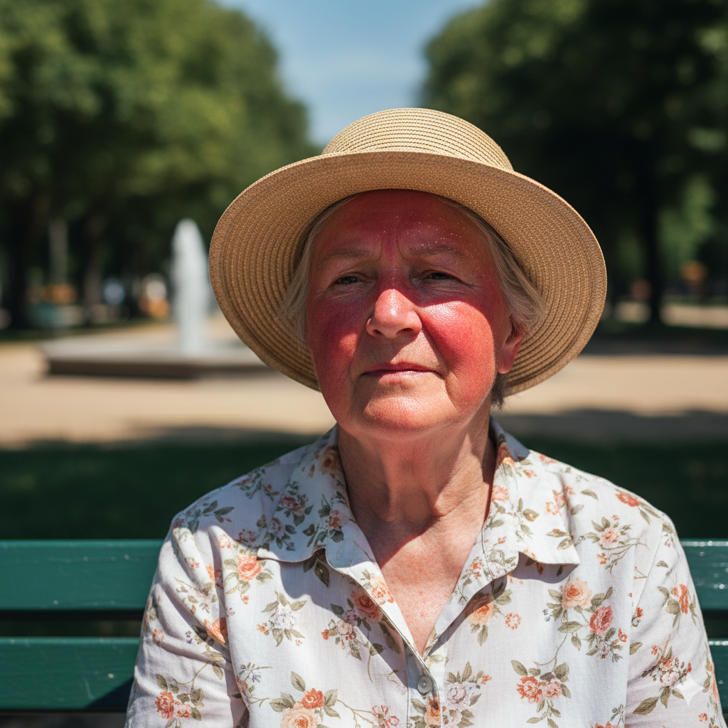 A rosácea de Grau 1, tecnicamente chamada de Rosácea Eritematotelangiectásica (ET), é a forma mais comum da doença e, muitas vezes, a fase em que os pacientes mais demoram a procurar ajuda, por confundirem os sintomas com uma pele apenas "sensível" ou "corada"