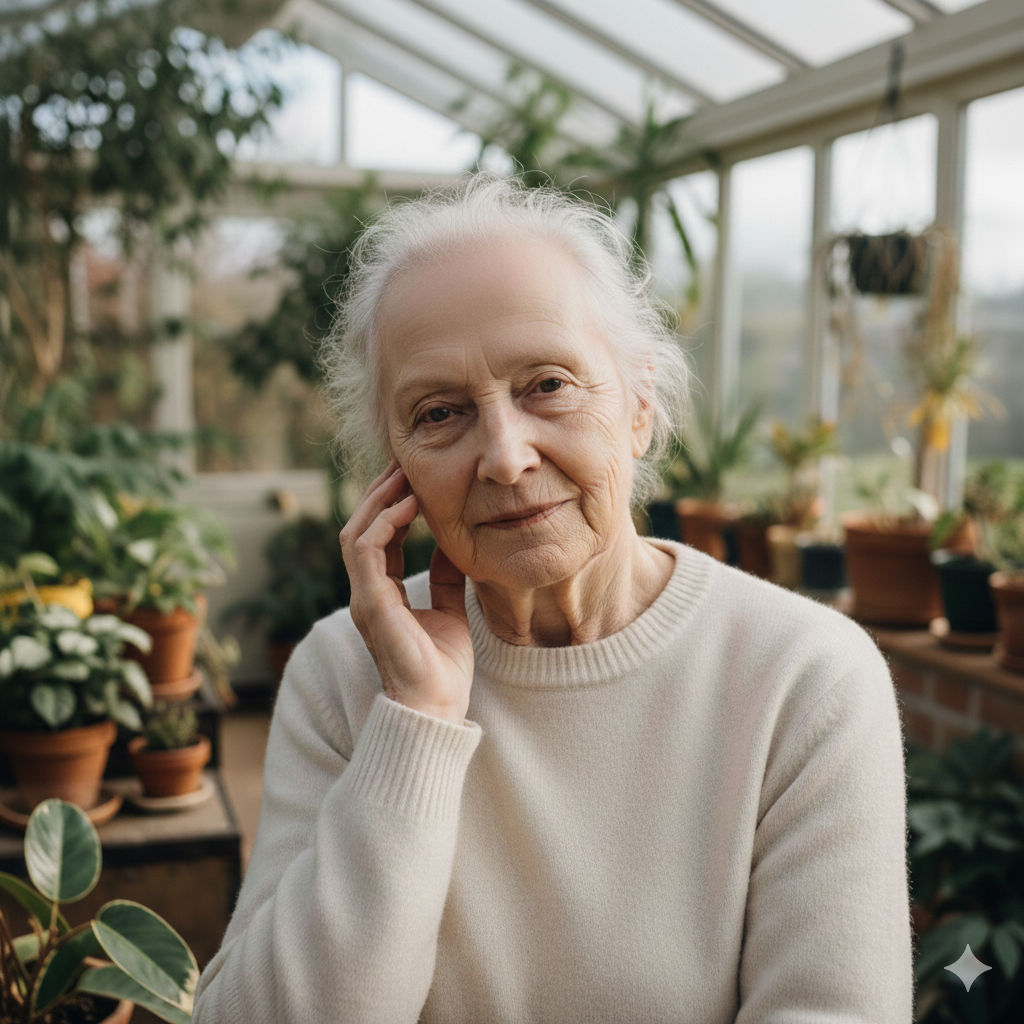 A Alopecia Fibrosante Frontal (AFF) gera um forte impacto emocional, pois a perda do "emolduramento" do rosto e das sobrancelhas altera a identidade visual de forma permanente.
Muitas mulheres sentem uma queda drástica na autoestima, experimentando sentimentos de luto e insegurança social ao tentarem esconder o recuo da linha capilar. O caráter progressivo da condição pode causar ansiedade constante e isolamento, já que a imagem no espelho deixa de corresponder à percepção interna da paciente.
Esse abalo emocional é profundo, tornando o acolhimento psicológico tão essencial quanto o tratamento dermatológico.