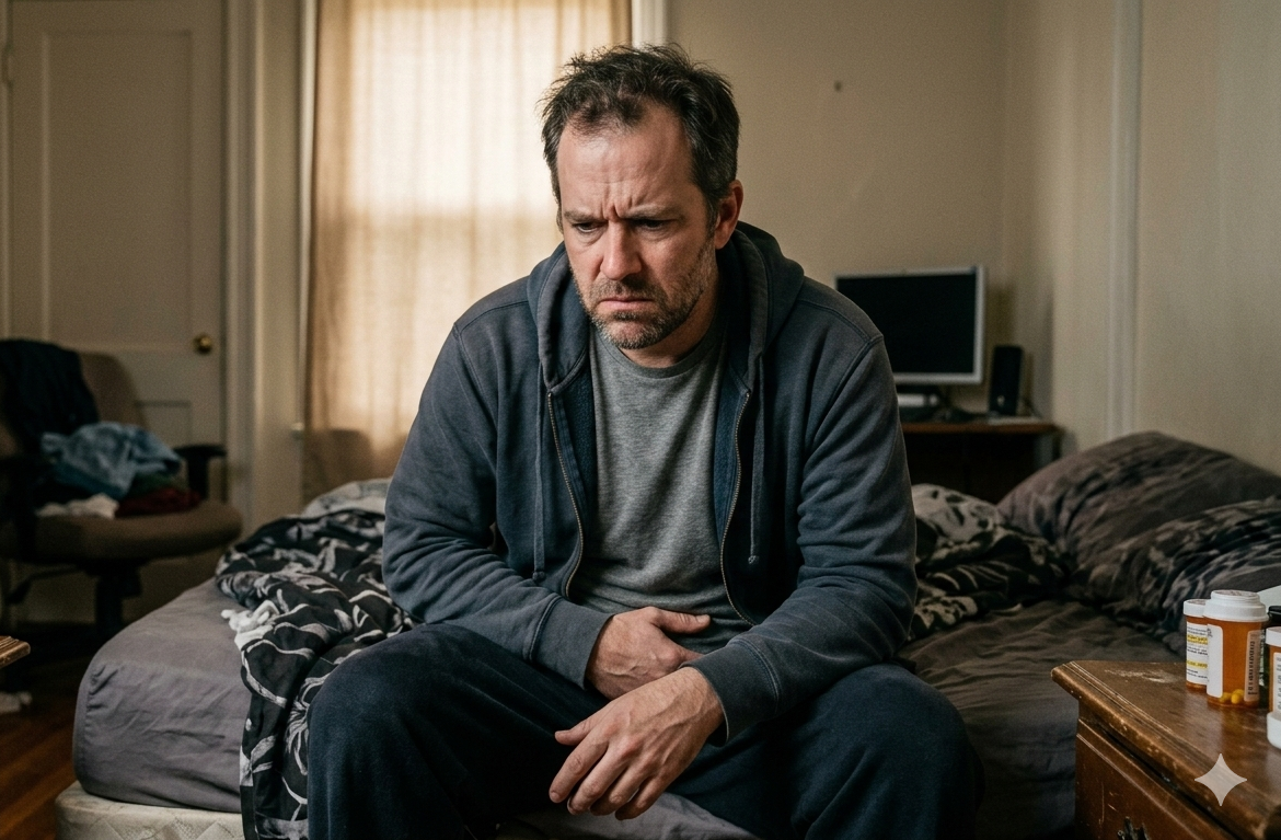 Além dos sintomas físicos, a balanite pode causar impacto psicológico significativo. O desconforto e as limitações da condição frequentemente levam a ansiedade, queda da autoestima e isolamento social.