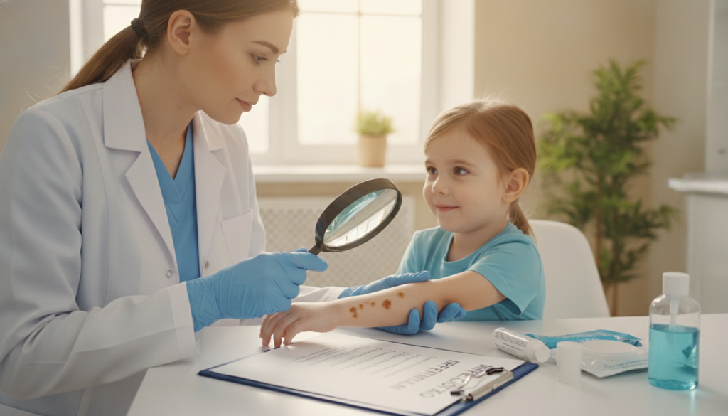 Tratamento do impetigo O tratamento do Impetigo depende da extensão das lesões e deve ser prescrito por um médico. Podem ser indicados medicamentos de uso tópico ou oral.